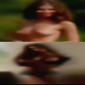 Nude woman sports