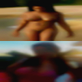 Busty swinging woman
