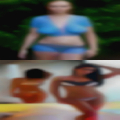 Riding with naked girls