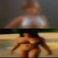 Mature women swinging with